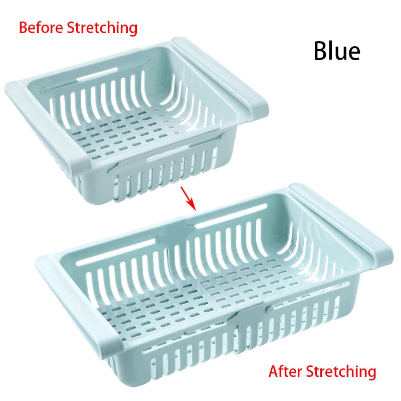 Fridge Organizer Storage Drawer – Plastic Food & Fruit Storage Box