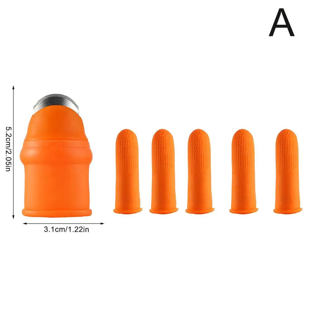 Silicone Thumb Knife with Finger Protector for Vegetable Harvesting