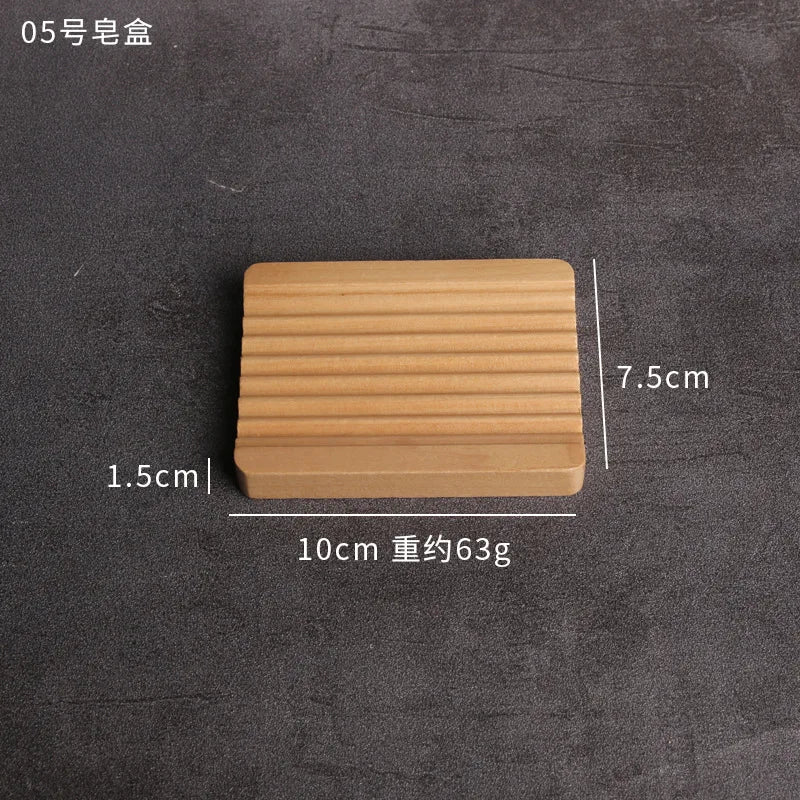 Bamboo Soap Saver Box – Self-Draining Shower & Kitchen Soap Holder