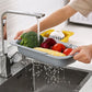 Retractable Sink Drain Rack – Adjustable Dish & Vegetable Basket