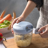 Manual Vegetable Slicer & Kitchen Chopper for Salads, Garlic, and Onion