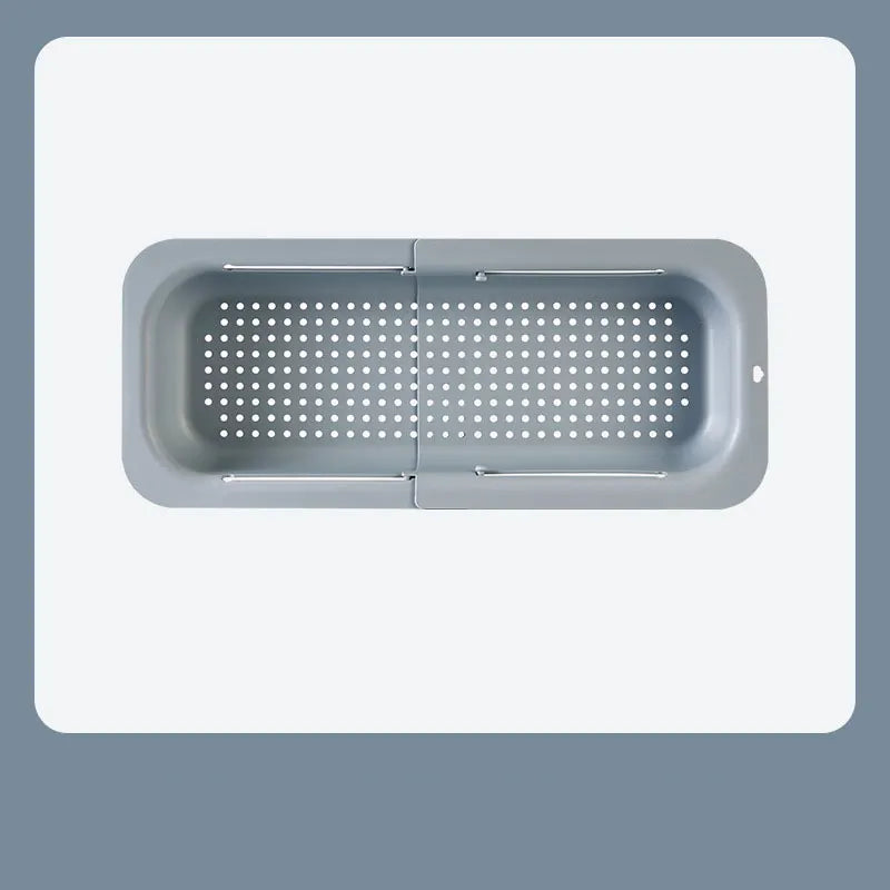 Retractable Sink Drain Rack – Adjustable Dish & Vegetable Basket