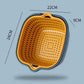 Double Layer Plastic Colander & Drain Basket for Kitchen and Fruits