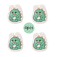 4PCS Magic Dishwashing Sponge for Kitchen and Bathroom Cleaning