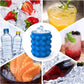 2-in-1 Silicone Ice Cube Tray & Ice Bucket for Whisky, Beer and Cold Drinks