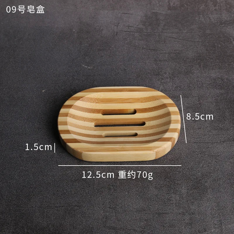 Bamboo Soap Saver Box – Self-Draining Shower & Kitchen Soap Holder