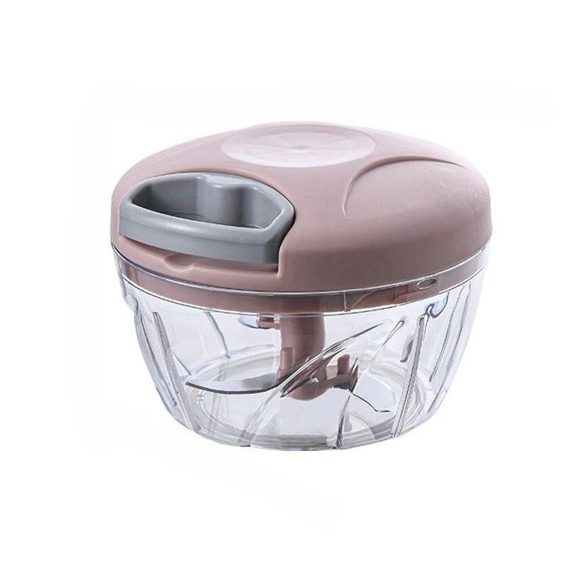 Manual Vegetable Slicer & Kitchen Chopper for Salads, Garlic, and Onion