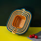 Double Layer Plastic Colander & Drain Basket for Kitchen and Fruits