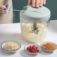 Manual Vegetable Slicer & Kitchen Chopper for Salads, Garlic, and Onion