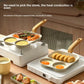 3-in-1 Non-Stick Egg and Burger Frying Pan for Breakfast Cooking
