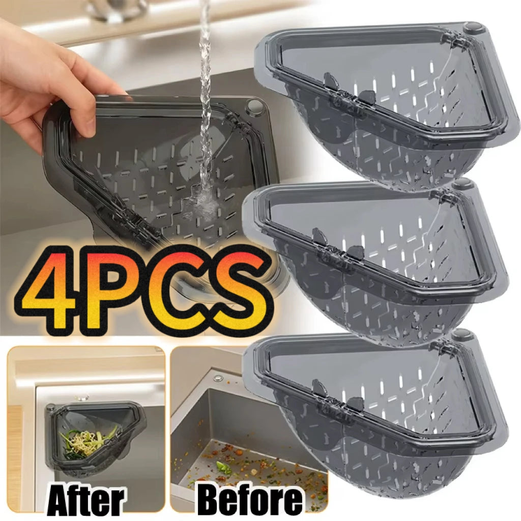 Removable Magnetic Kitchen Sink Strainer Basket with Detachable Filter