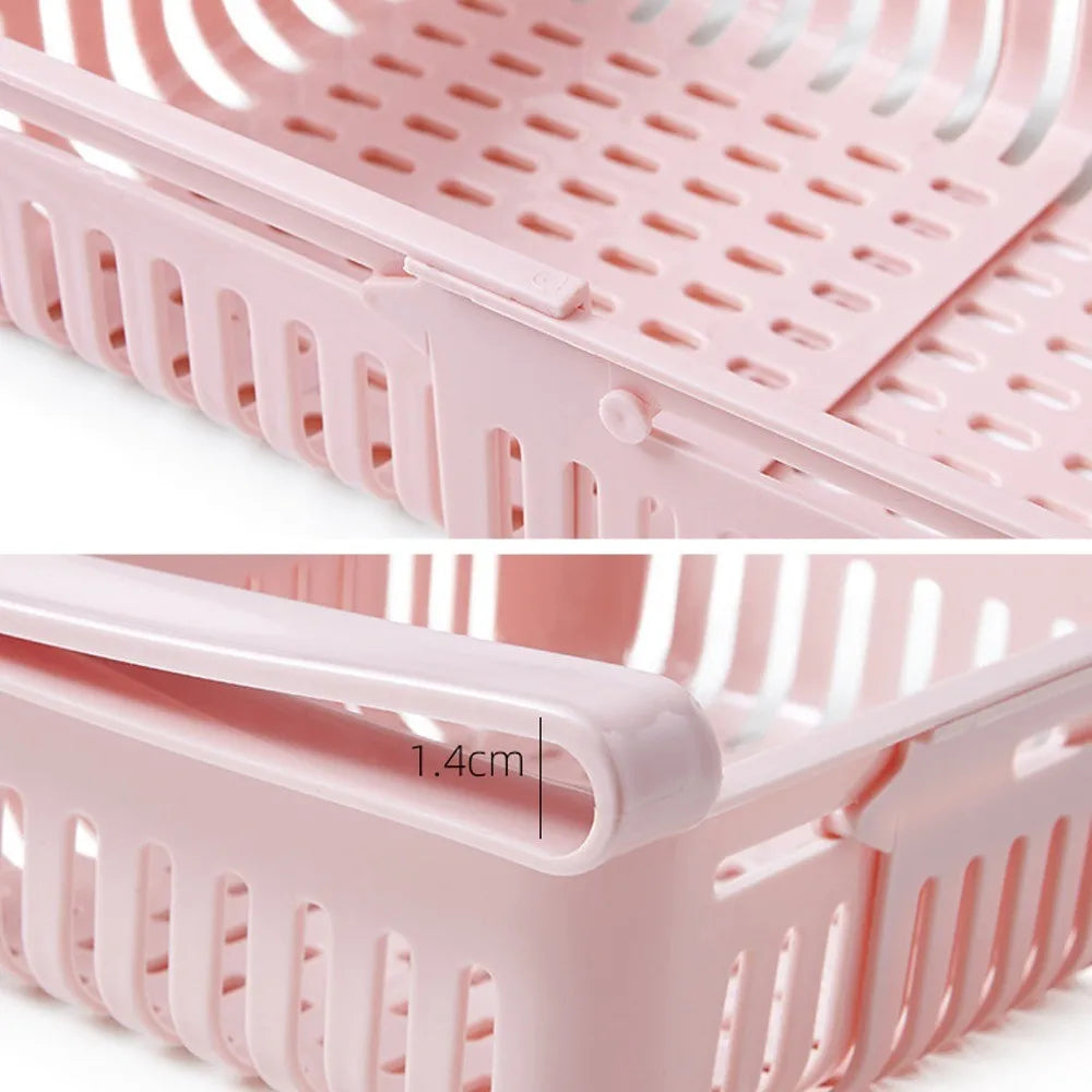 Fridge Organizer Storage Drawer – Plastic Food & Fruit Storage Box