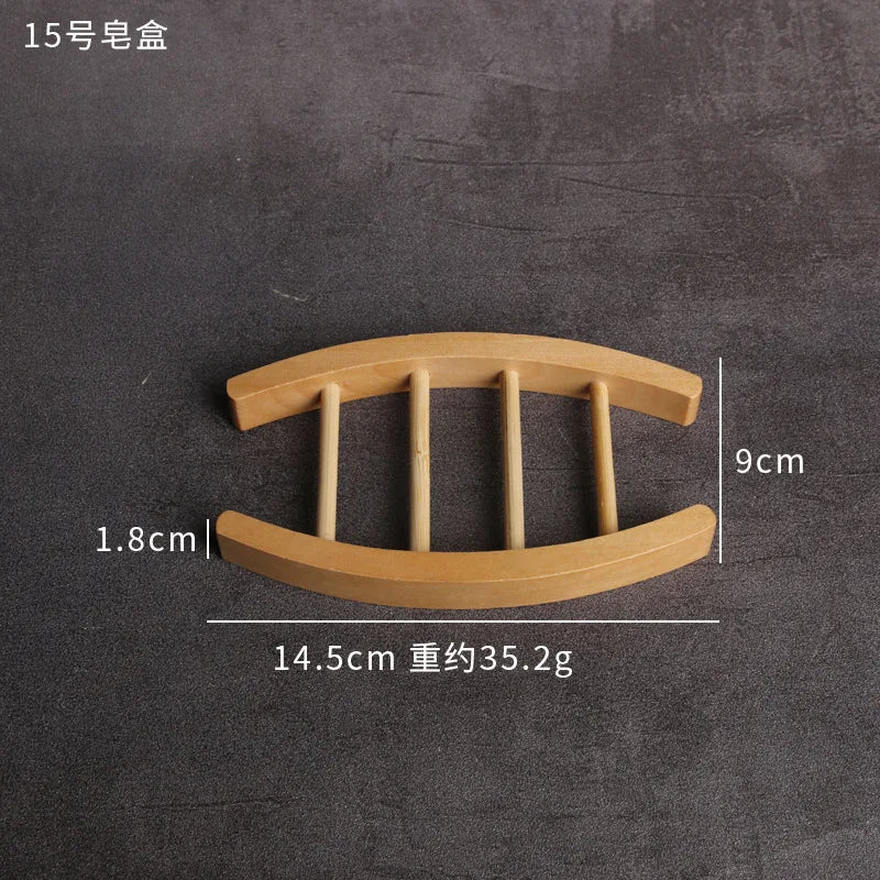Bamboo Soap Saver Box – Self-Draining Shower & Kitchen Soap Holder