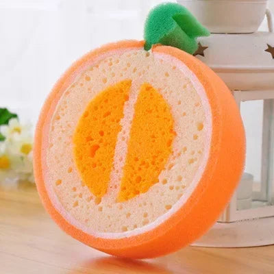 Fruit Shape Sponge Dish Towel for Kitchen Pot and Dish Cleaning
