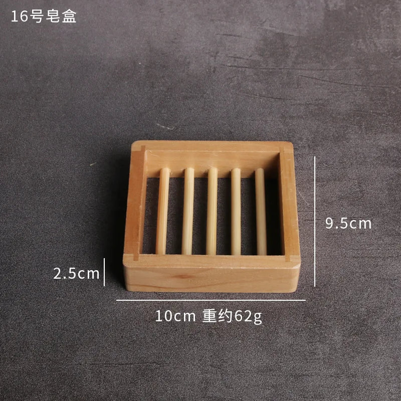 Bamboo Soap Saver Box – Self-Draining Shower & Kitchen Soap Holder
