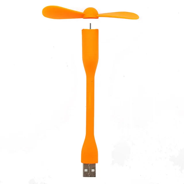 Mini USB Cooling Fan Electronic Gadgets Ventilador Led Usb Mini ventilador Portable Flexible Cooler For Laptop Smart Phone