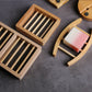 Bamboo Soap Saver Box – Self-Draining Shower & Kitchen Soap Holder