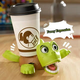 3D Printed Panicked Turtle Coaster Funny Cup Mat for Home and Office