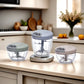 Manual Vegetable Slicer & Kitchen Chopper for Salads, Garlic, and Onion