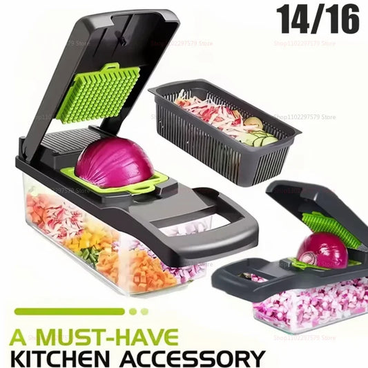 Multifunctional Kitchen Chopper Vegetable Slicer & Grater