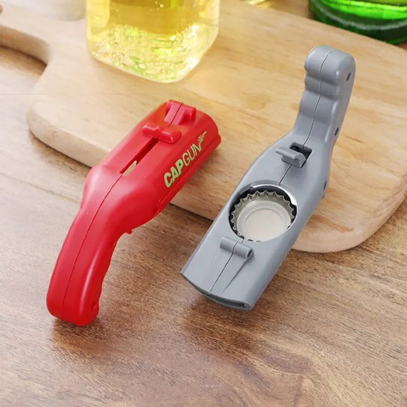 Cap Gun Beer Bottle Opener Portable Party Bar Tool