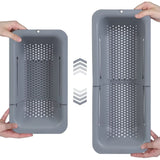 Retractable Sink Drain Rack – Adjustable Dish & Vegetable Basket