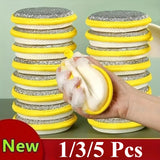 Double Side Dishwashing Sponge- Household Cleaning Tools Kitchen Tableware Dish Washing Brush