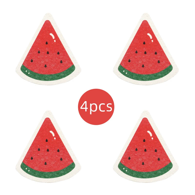 4PCS Magic Dishwashing Sponge for Kitchen and Bathroom Cleaning