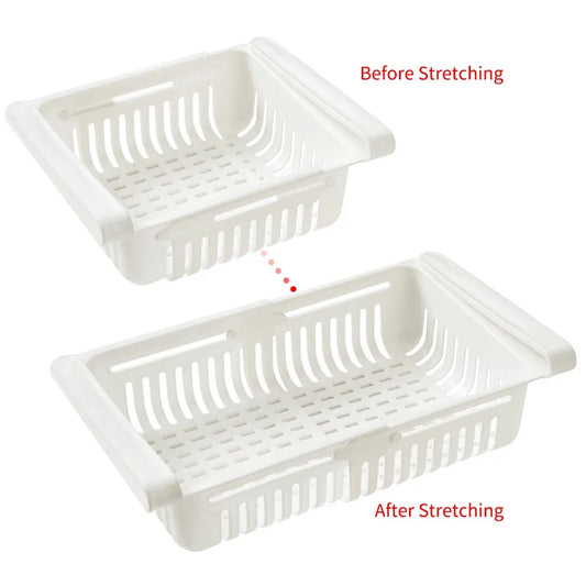 Fridge Organizer Storage Drawer – Plastic Food & Fruit Storage Box