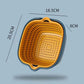 Double Layer Plastic Colander & Drain Basket for Kitchen and Fruits