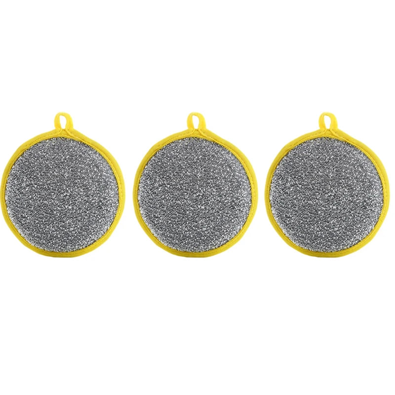 Double Side Dishwashing Sponge- Household Cleaning Tools Kitchen Tableware Dish Washing Brush