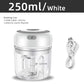 Electric Garlic Mincer 250ML USB Mini Vegetable & Food Chopper