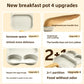 3-in-1 Non-Stick Egg and Burger Frying Pan for Breakfast Cooking